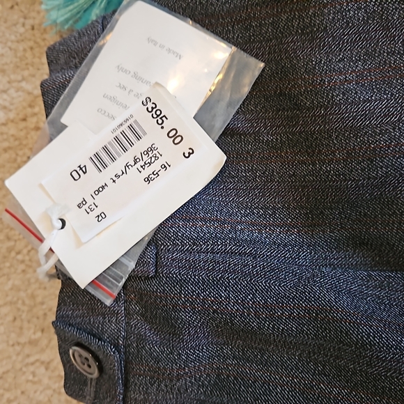 nwt women's sz 4 Giorgio's of palm beach gray/rust wool pants high rise - Picture 3 of 4